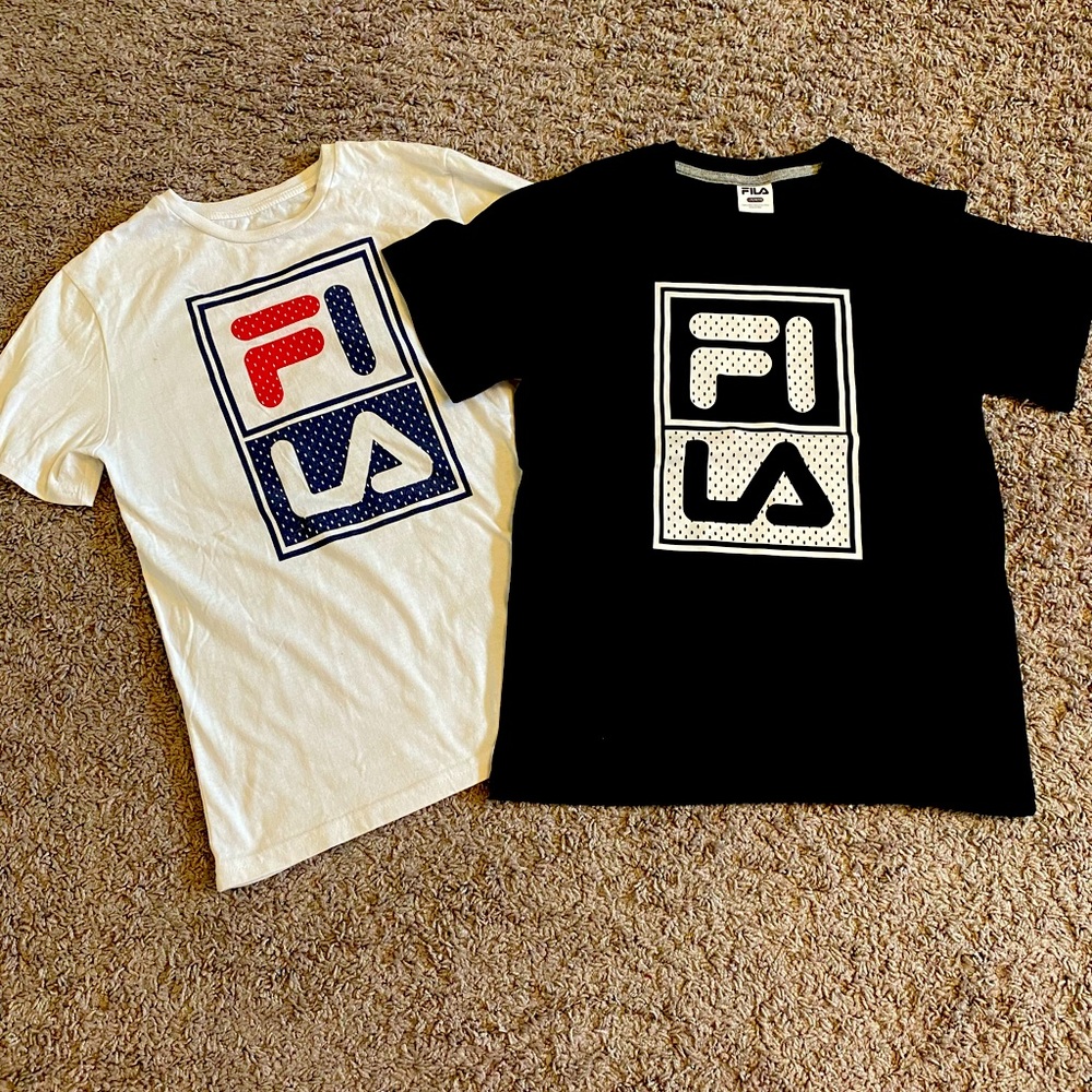 2 x FILA kids tees size L (3 for $30)